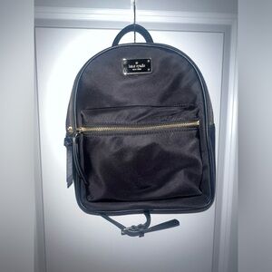 Kate Spade Black Medium Nylon Backpack